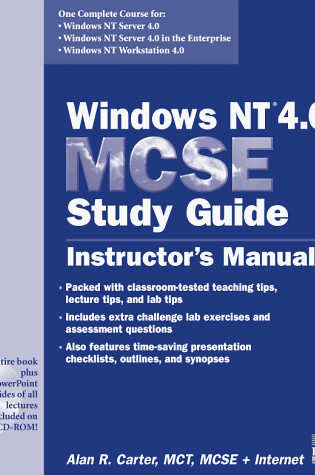Cover of Windows< NT 4.0 Mcse Study Guide: Instructor's Man Ual
