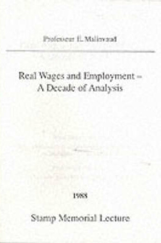 Cover of Real Wages and Employment