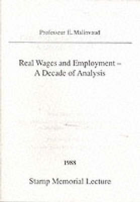 Book cover for Real Wages and Employment