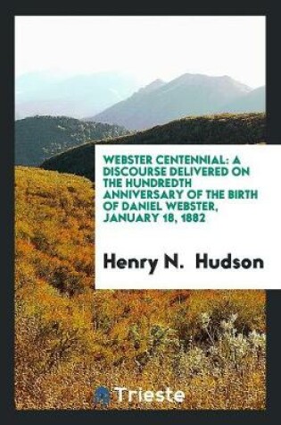 Cover of Webster Centennial