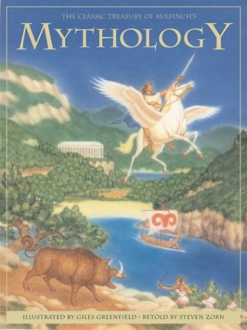 Book cover for The Classic Treasury of Bulfinch's Mythology