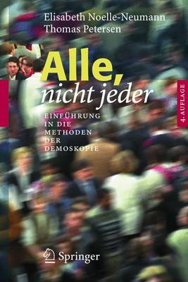 Book cover for Alle, nicht jeder