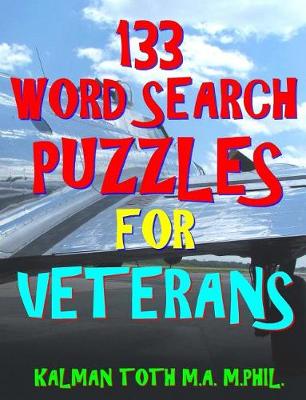 Book cover for 133 Word Search Puzzles for Veterans