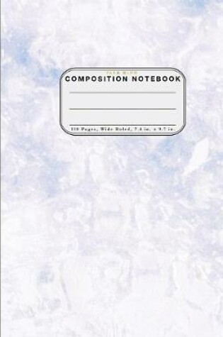 Cover of Wide Ruled Composition Notebook Pale Blue