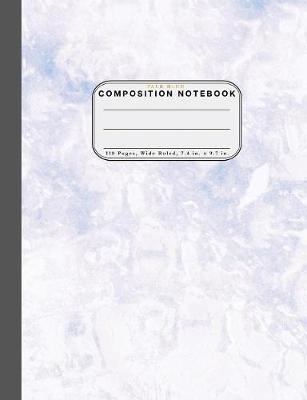 Book cover for Wide Ruled Composition Notebook Pale Blue