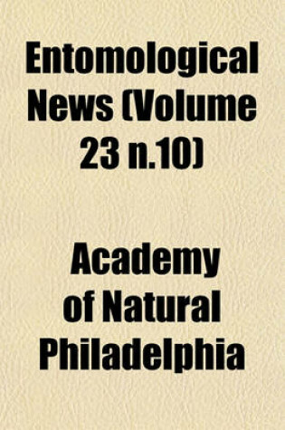 Cover of Entomological News (Volume 23 N.10)