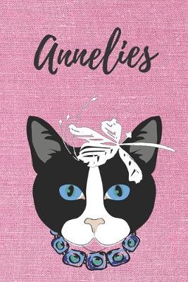 Book cover for personalisiertes Notizbuch Katze / Malbuch / Tagebuch / Journal / DIN A5 / Geschenk Annelies