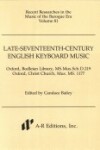 Book cover for Late-Seventeenth-Century English Keyboard Music
