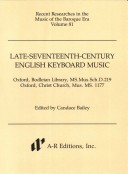 Cover of Late-Seventeenth-Century English Keyboard Music