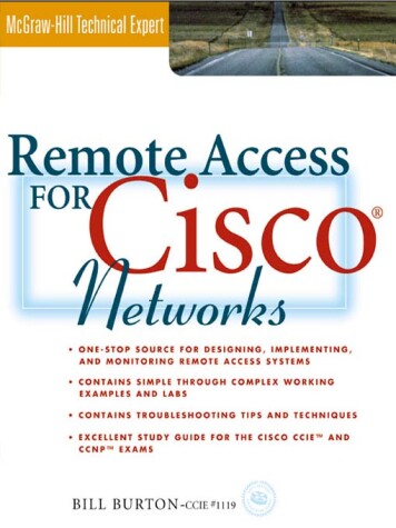 Book cover for Remote Access for Cisco Networks