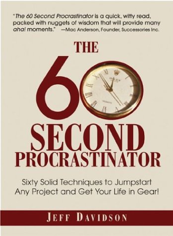 Book cover for 60 Second Procrastinator