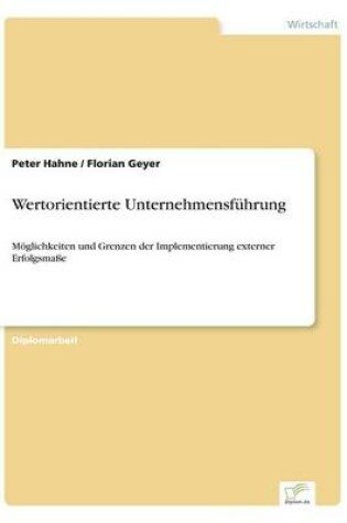 Cover of Wertorientierte Unternehmensführung