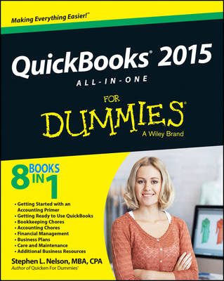 Book cover for QuickBooks 2015 All-in-One For Dummies