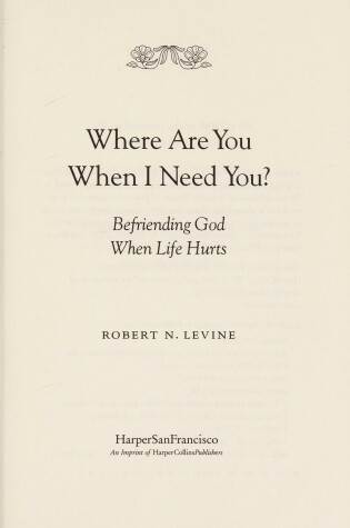 Cover of Where are You When I Need You?