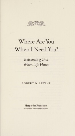 Book cover for Where are You When I Need You?