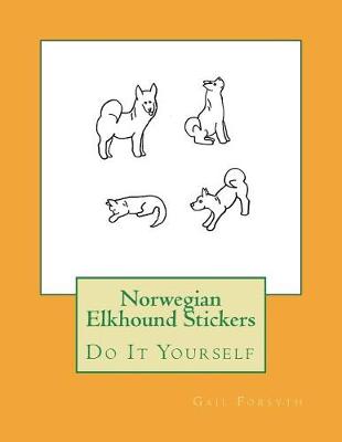 Book cover for Norwegian Elkhound Stickers