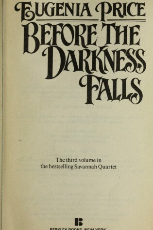 Cover of Before Darkness