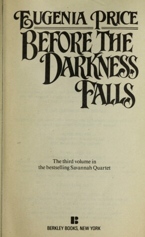 Book cover for Before Darkness