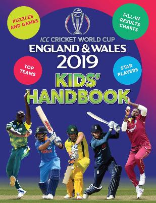 Book cover for ICC Cricket World Cup England & Wales 2019 Kids' Handbook