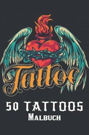 Cover of 50 Tattoos Malbuch