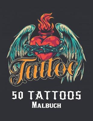 Book cover for 50 Tattoos Malbuch