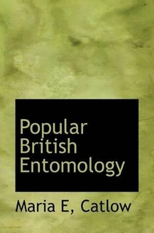 Cover of Popular British Entomology