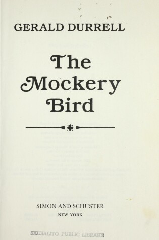 Cover of The Mockery Bird