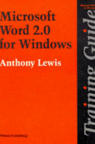Cover of WORD for Windows
