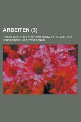 Cover of Arbeiten (3 )