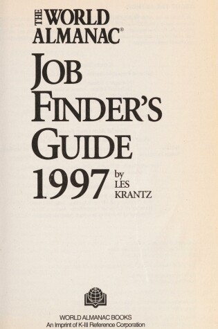 Cover of The World Almanac Job Finders Guide 1997