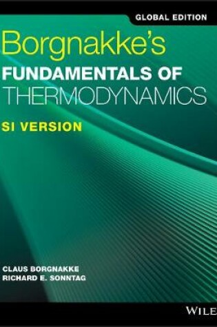 Cover of Borgnakke's Fundamentals of Thermodynamics