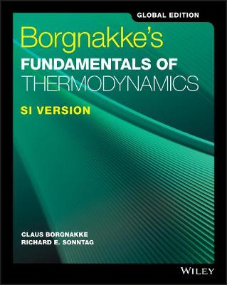 Book cover for Borgnakke's Fundamentals of Thermodynamics