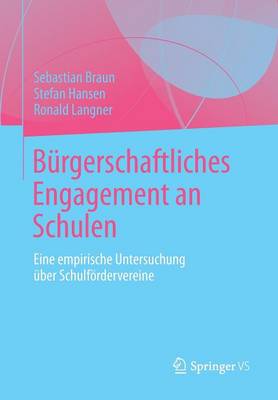 Book cover for Burgerschaftliches Engagement an Schulen