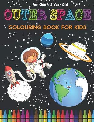 Book cover for Space Colouring Book for Kids