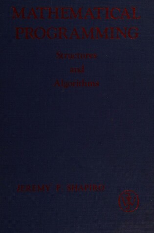 Cover of Mathematical Programming