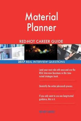 Book cover for Material Planner RED-HOT Career Guide; 2517 REAL Interview Questions