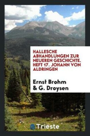 Cover of Johann Von Aldringen