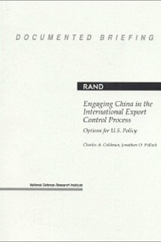 Cover of Engaging China in the International Export Control Process