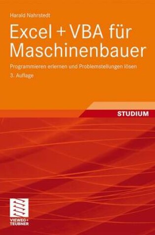 Cover of Excel + VBA Fur Maschinenbauer