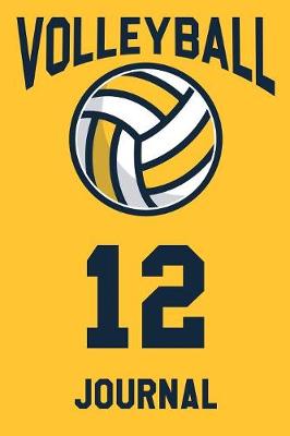 Book cover for Volleyball Journal 12
