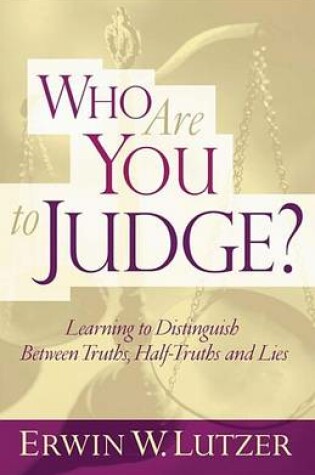 Cover of Who Are You to Judge?