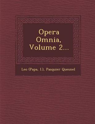 Book cover for Opera Omnia, Volume 2...