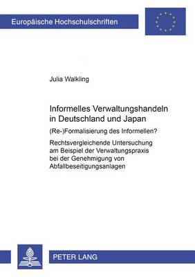 Book cover for Informelles Verwaltungshandeln in Deutschland Und Japan