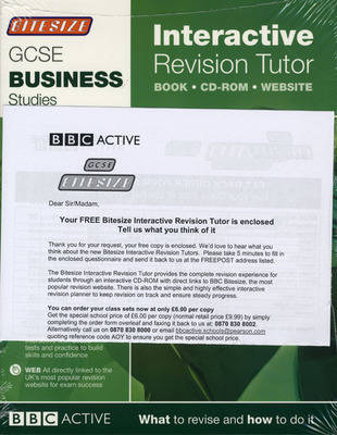 Book cover for GCSE Business Studies Bitesize IRT Gratis Book and Letter