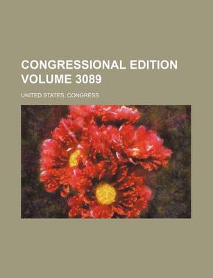 Book cover for Congressional Edition Volume 3089