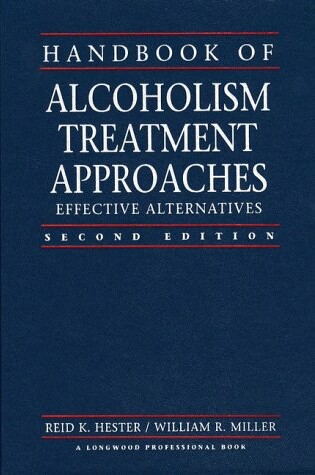 Cover of Handbook of Alcoholism Treatment Approaches