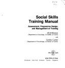 Book cover for Social Skills Training Manual