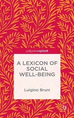Book cover for A Lexicon of Social Well-Being