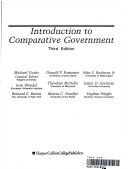 Book cover for Introduction to Comparative Government