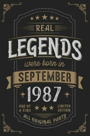 Cover of Real Legends were born in September 1987